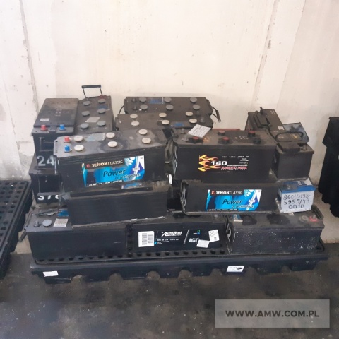 Zużyte baterie i akumulatory ołowiowe (kod odpadu 16 06 01*) 